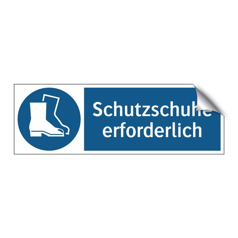 Schutzschuhe erforderlich