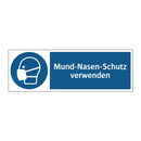 Mund-Nasen-Schutz verwenden
