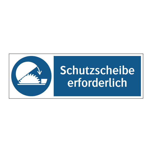 Schutzscheibe erforderlich