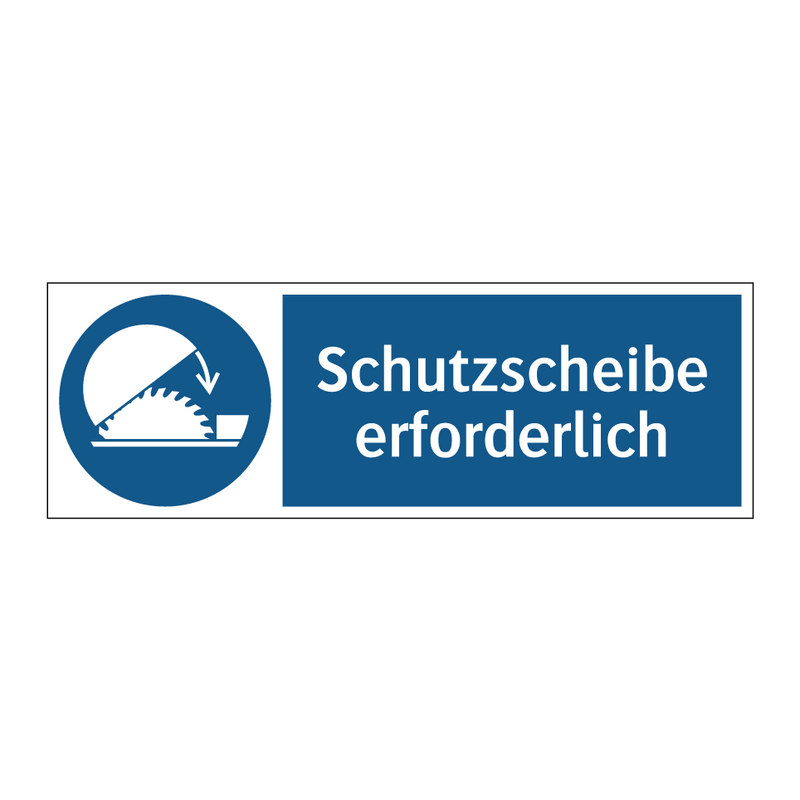 Schutzscheibe erforderlich