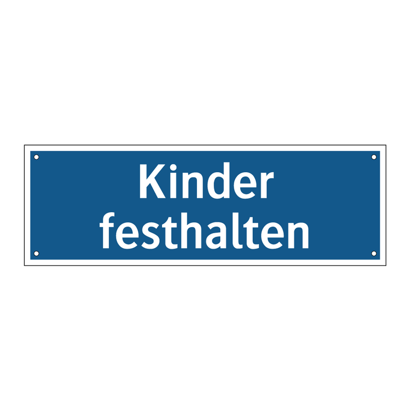 Kinder festhalten
