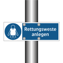 Rettungsweste anlegen