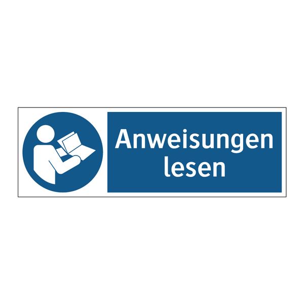 Anweisungen lesen