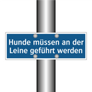 Hunde müssen an der Leine geführt werden