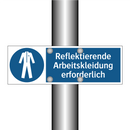 Reflektierende Arbeitskleidung erforderlich