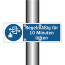 Regelmäßig für 10 Minuten lüften