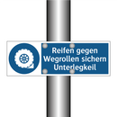Reifen gegen Wegrollen sichern Unterlegkeil