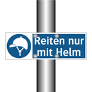 Reiten nur mit Helm