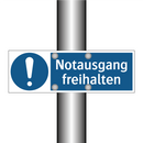Notausgang freihalten