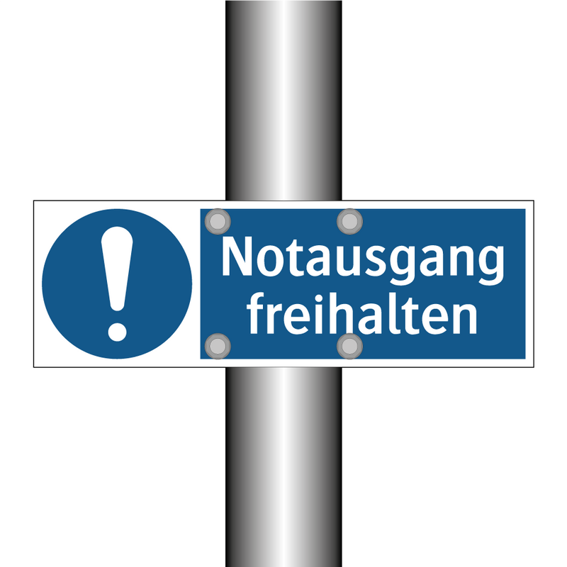 Notausgang freihalten