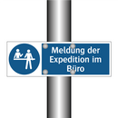Meldung der Expedition im Büro