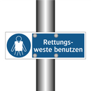 Rettungs- weste benutzen