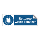 Rettungs- weste benutzen