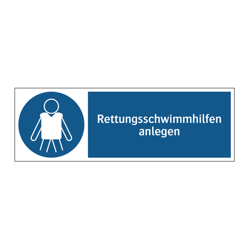 Rettungsschwimmhilfen anlegen