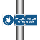 Rettungswesten befindet sich