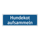 Hundekot aufsammeln