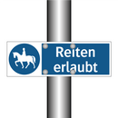 Reiten erlaubt