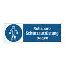 Rollsport- Schutzausrüstung tragen