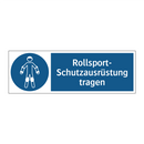 Rollsport- Schutzausrüstung tragen