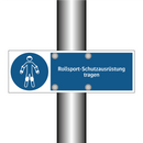 Rollsport-Schutzausrüstung tragen