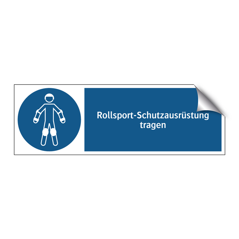 Rollsport-Schutzausrüstung tragen