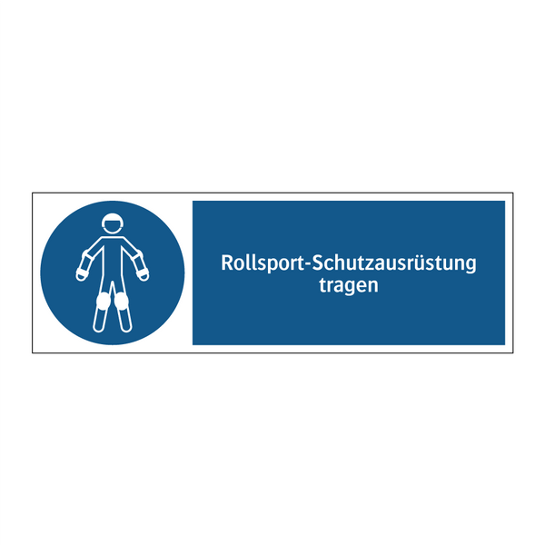 Rollsport-Schutzausrüstung tragen