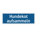 Hundekot aufsammeln