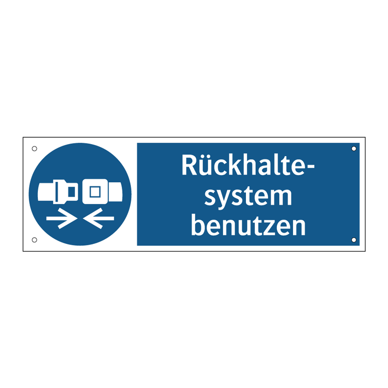 Rückhalte- system benutzen