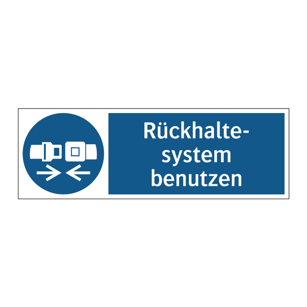 Rückhalte- system benutzen
