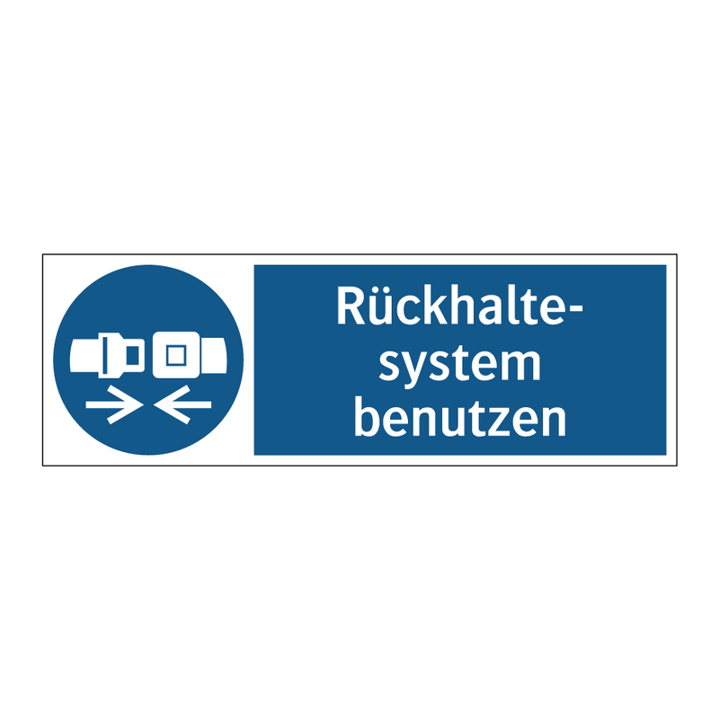 Rückhalte- system benutzen