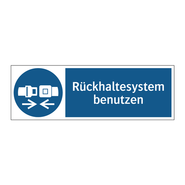 Rückhaltesystem benutzen