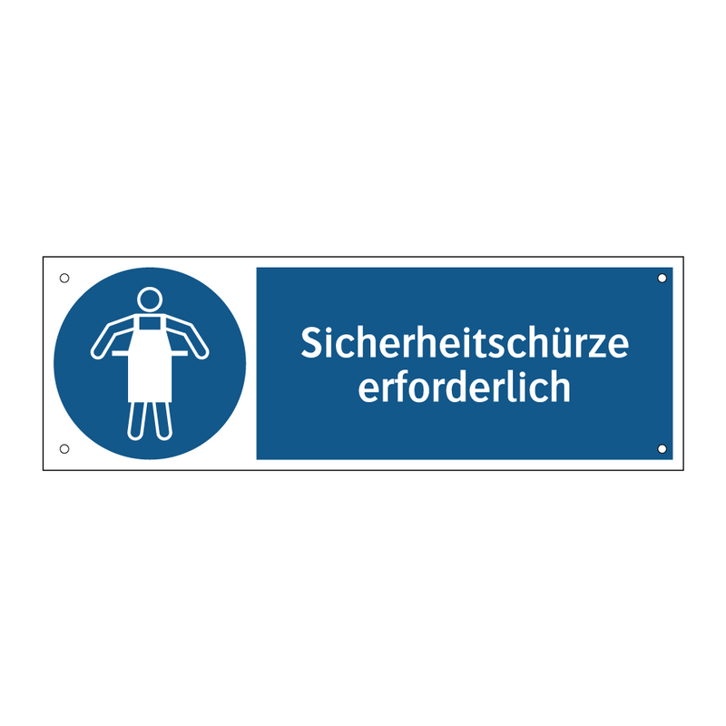 Sicherheitschürze erforderlich