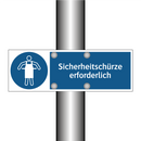 Sicherheitschürze erforderlich