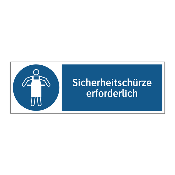 Sicherheitschürze erforderlich