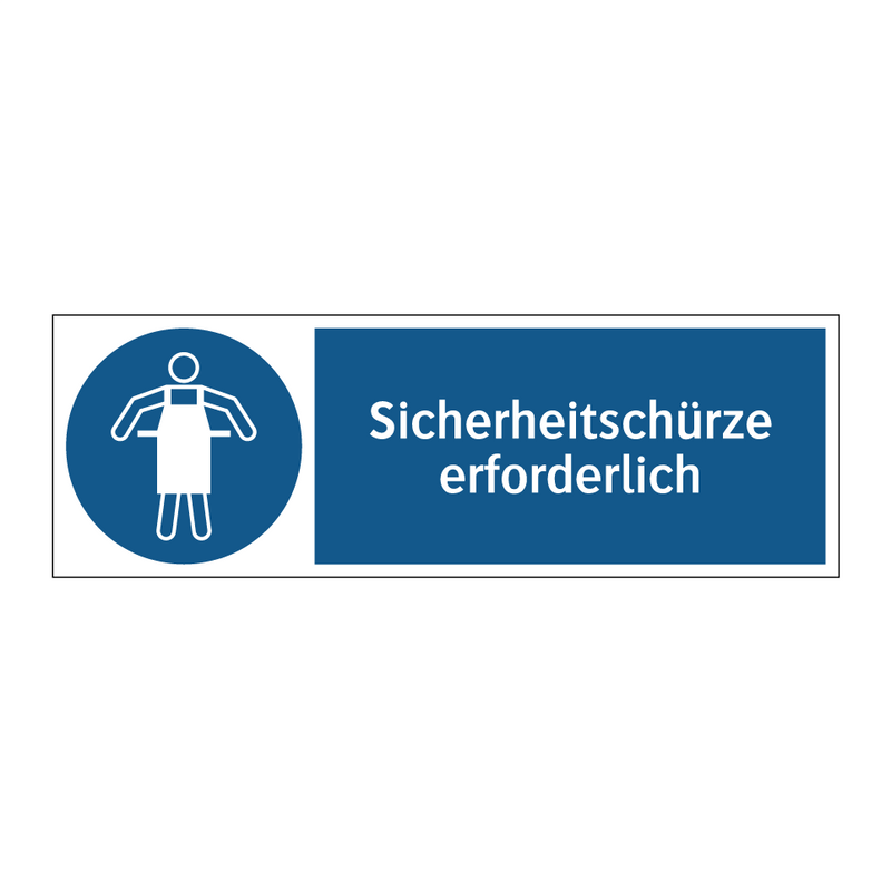 Sicherheitschürze erforderlich