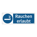 Rauchen erlaubt