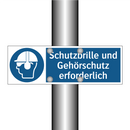 Schutzbrille und Gehörschutz erforderlich