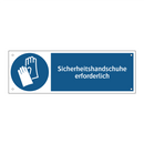 Sicherheitshandschuhe erforderlich