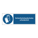 Sicherheitshandschuhe erforderlich