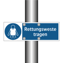 Rettungsweste tragen