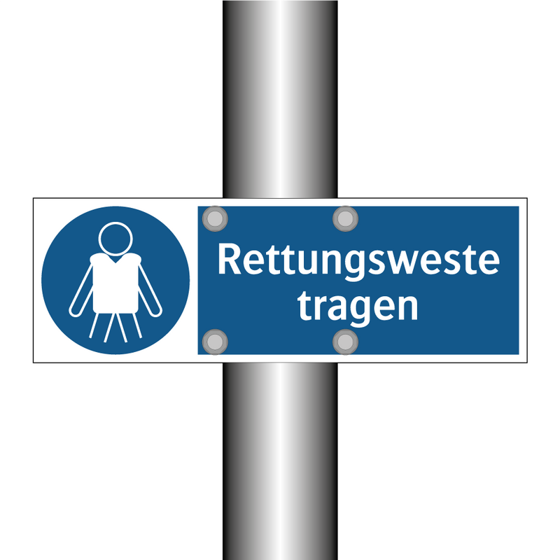 Rettungsweste tragen