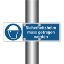 Sicherheitshelm muss getragen werden