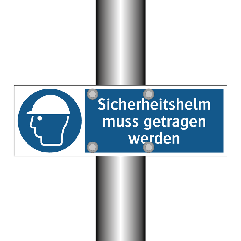 Sicherheitshelm muss getragen werden