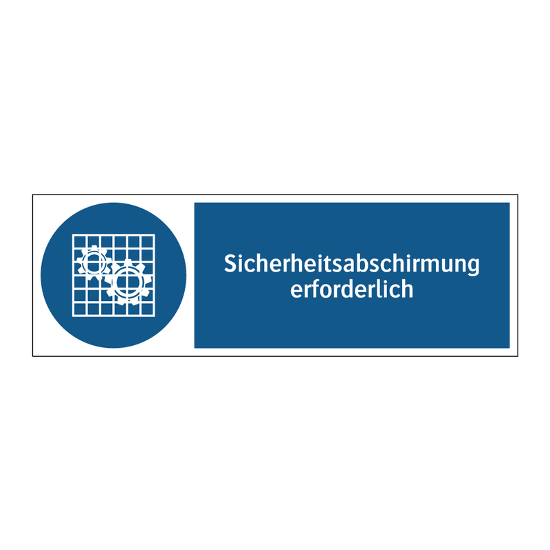 Sicherheitsabschirmung erforderlich