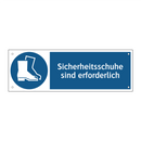 Sicherheitsschuhe sind erforderlich
