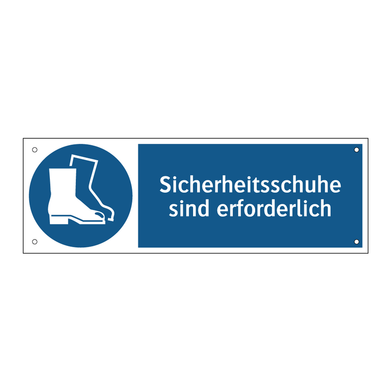 Sicherheitsschuhe sind erforderlich
