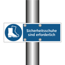 Sicherheitsschuhe sind erforderlich