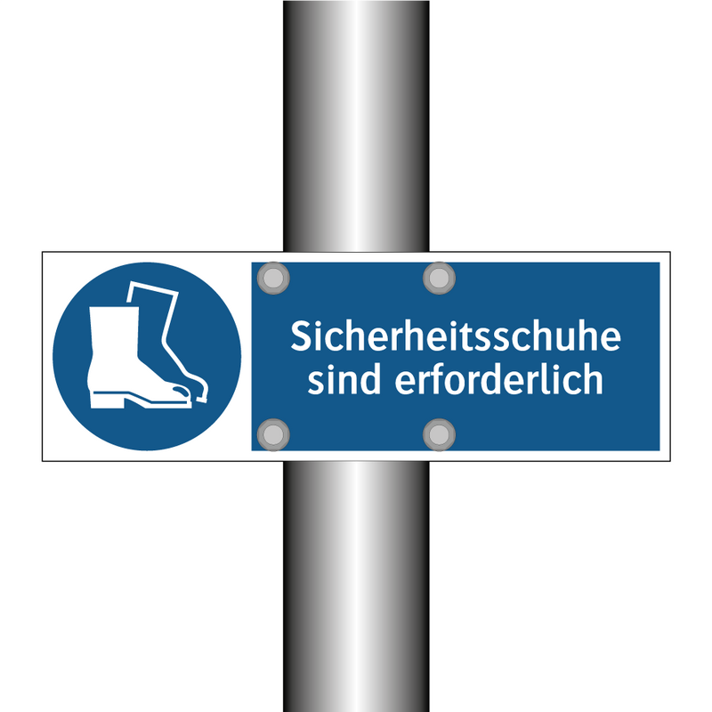 Sicherheitsschuhe sind erforderlich