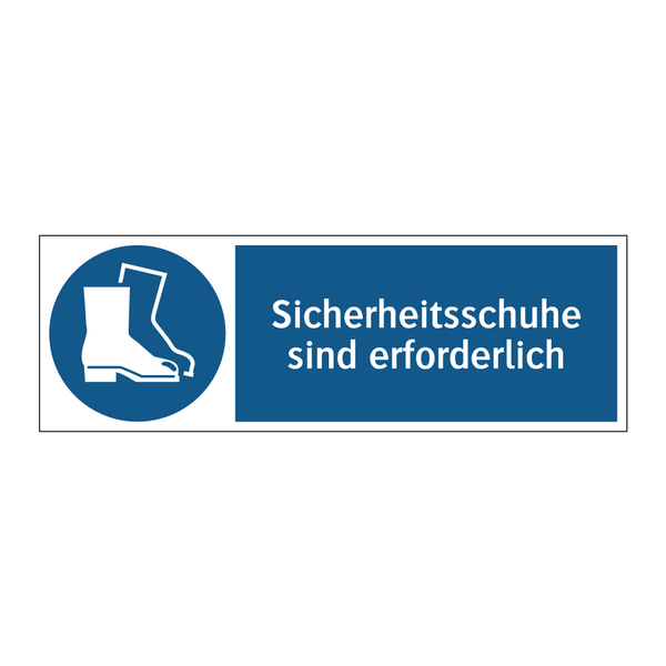 Sicherheitsschuhe sind erforderlich