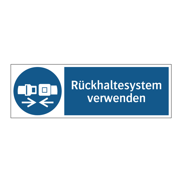Rückhaltesystem verwenden